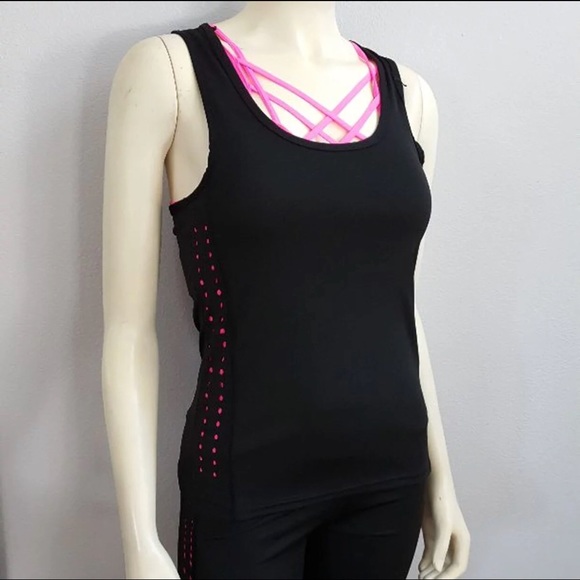 High Waist Workout Leggings tank set CLEARANCE - Picture 6 of 7